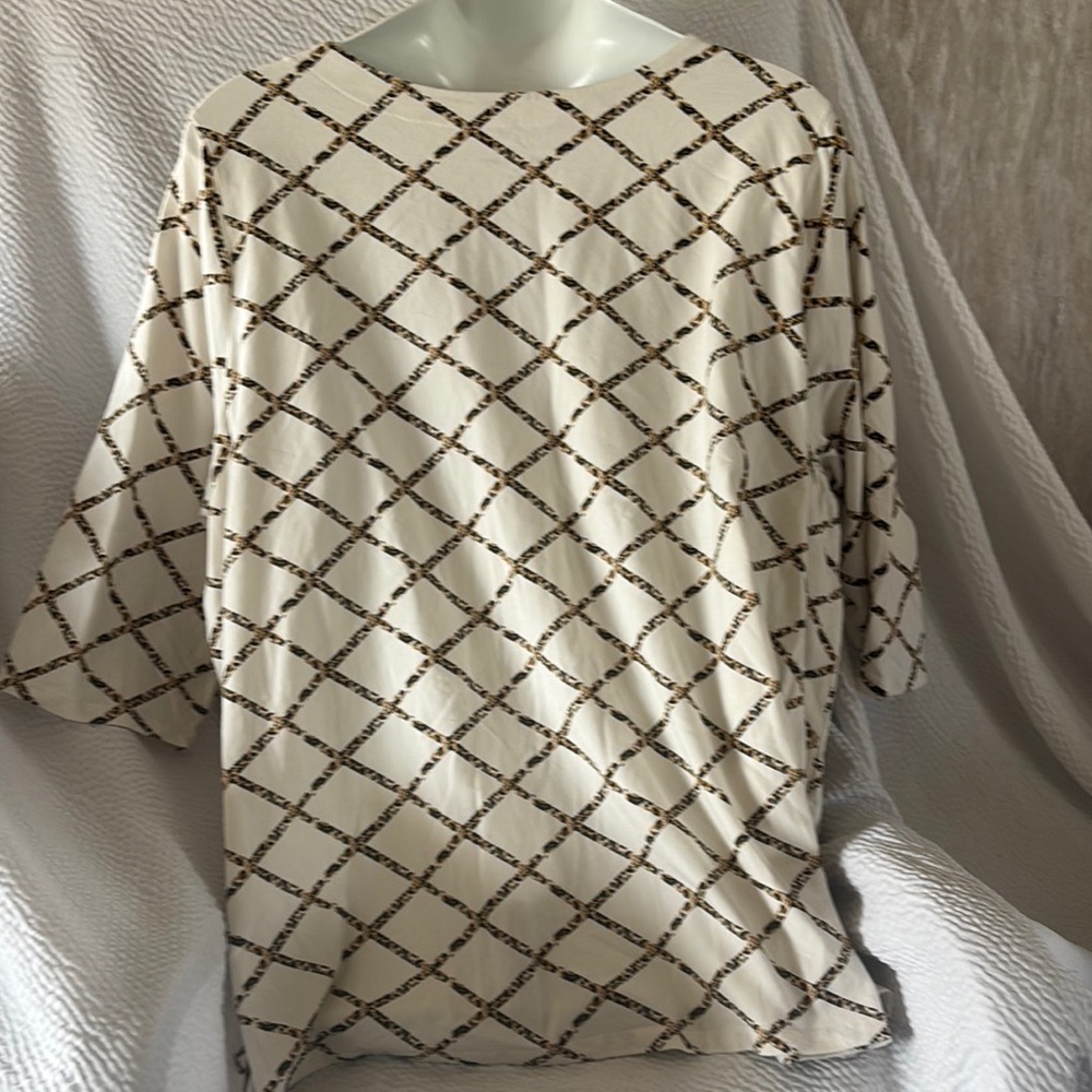 Chain Pattern Women's Top - Picture 3 of 4